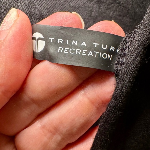 Trina Turk Recreation Black Drawstring Waist Romper US S - Picture 2 of 5